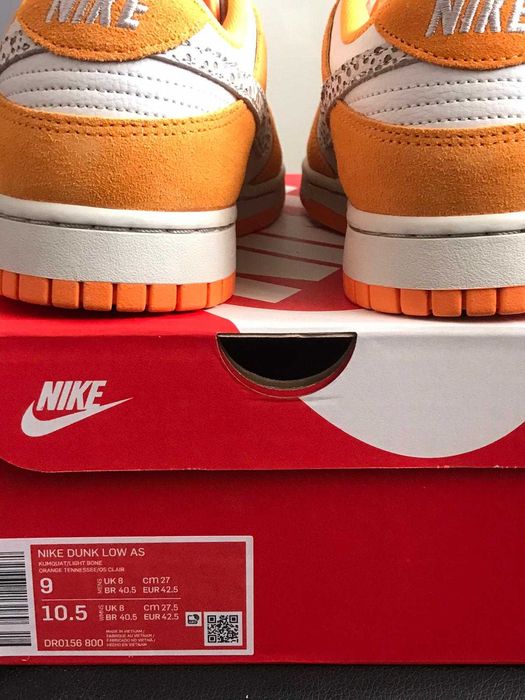 Nike Dunk Low Laranja *Novo* (Size:45)