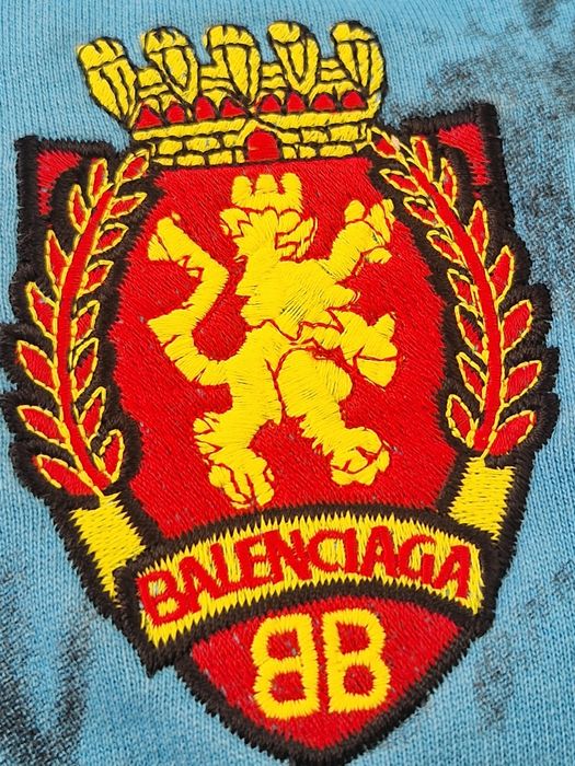 Balenciaga Skater Graffiti Distressed Hoodie