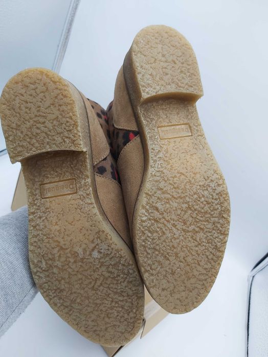 Nowe botki DESIGUAL pantrrka haft brązowe 37 c181