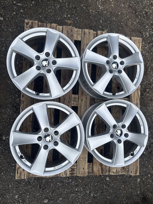 Piękne felgi aluminiowe 17” 5x112 skoda i inne