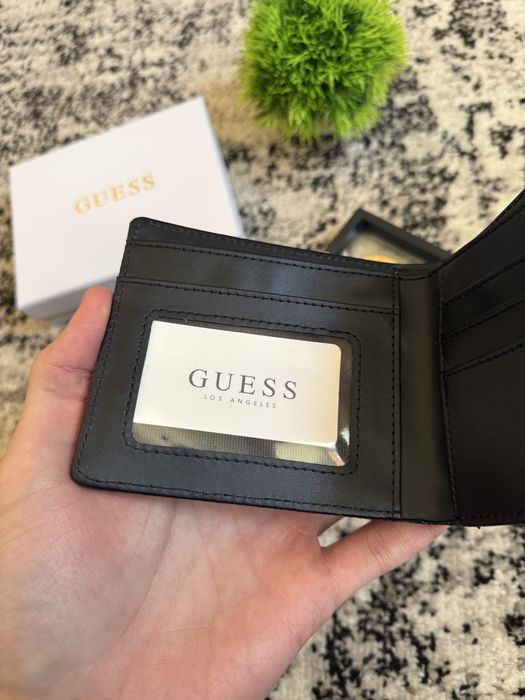 НОВИЙ‼️ Чоловічий гаманець Guess, портмоне гуес, кошелек гєс