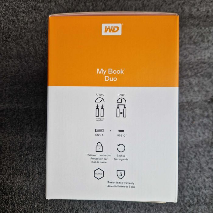 Disco Externo WESTERN DIGITAL My Book Duo 24 TB (2x12TB WD Red)