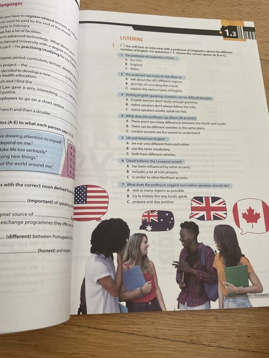 Caderno exercicios ingles 10 ano