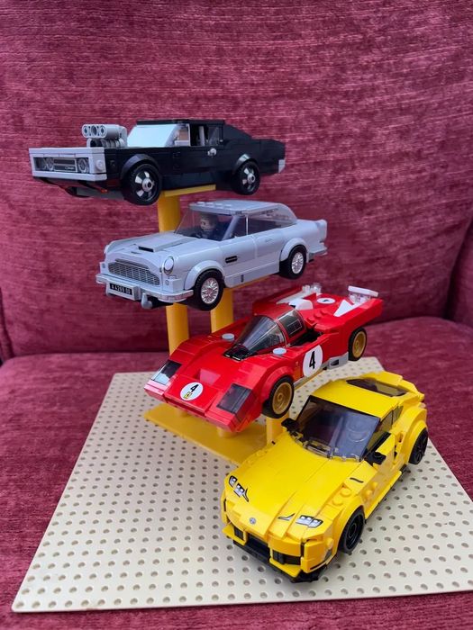 Suporte Modular Exibição Carros Speed Champions Compatível