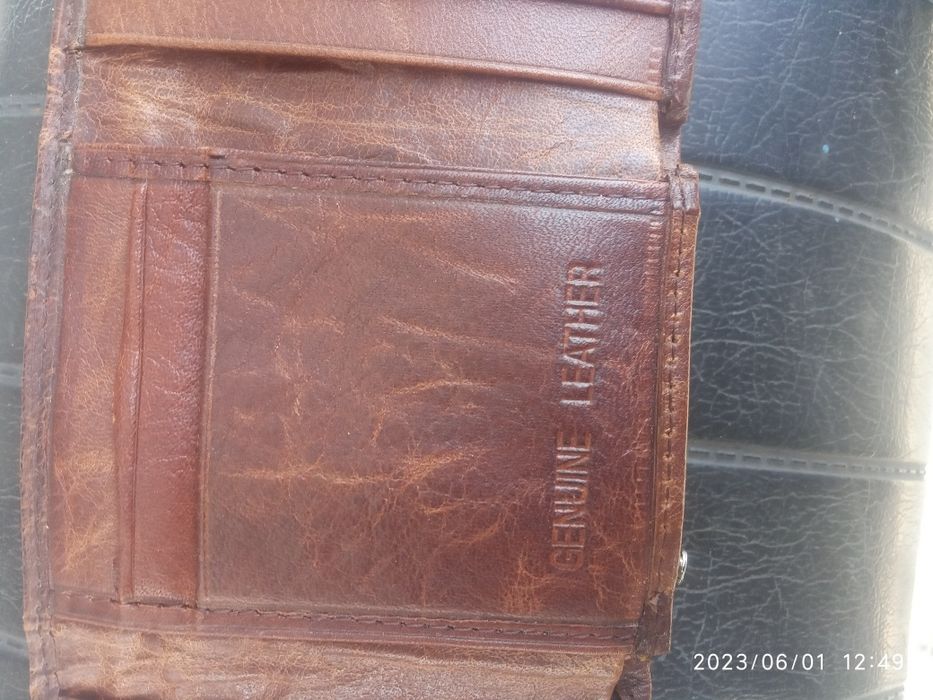 Кожаный кошелек CHANEL