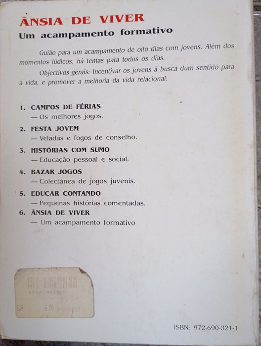 Ânsia de viver - guia para grupos de jovens