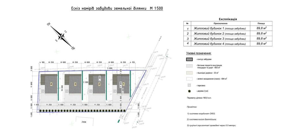 Сучасний житловий будинок "QVARTET" в стилі мінімалізм, 4шт. (4)