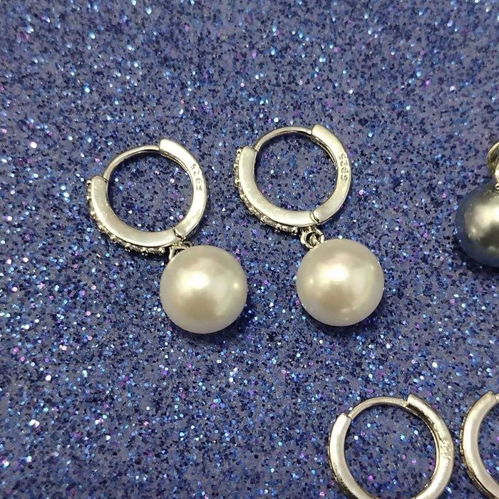 Серьги с жемчугом, сережки з перлами