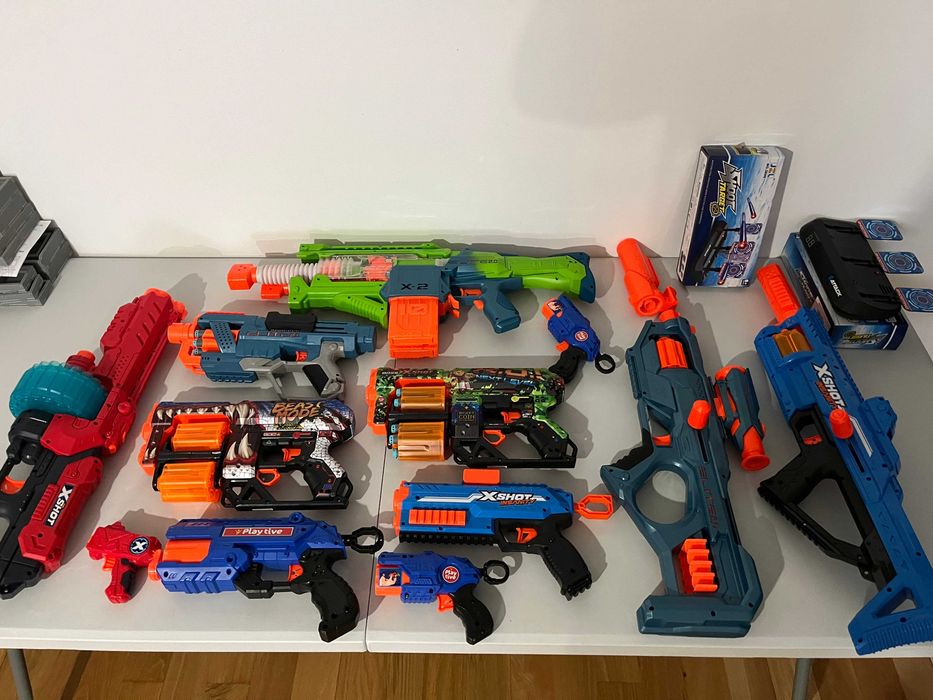Diversos Nerf e Zuru X-Shot