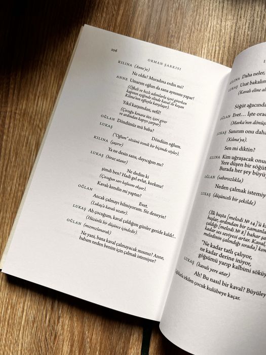 «Лісова пісня» Л. Українки (турецькою мовою)