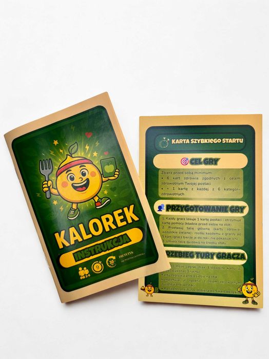 KALOREK – edukacyjno-rozrywkowa gra karciana o zdrowym stylu życia