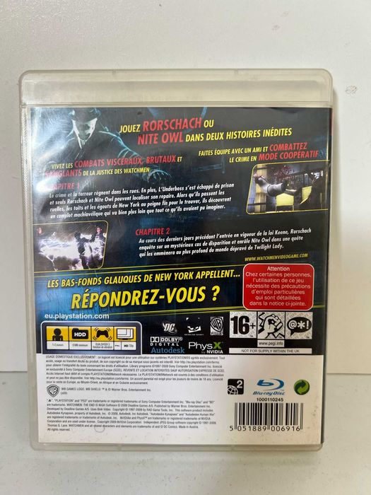 PS3 - Watchmen The End is Nigh Parts 1 and 2