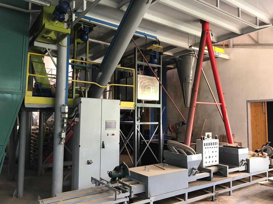 Cała linia do produkcji kostki paletowej | kostka paletowa | NOWA