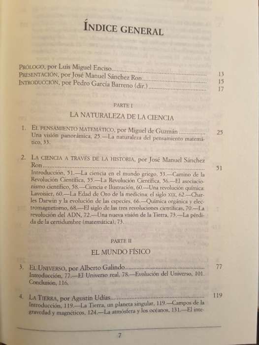 Pedro García Barreno - LA CIENCIA EN TUS MANOS