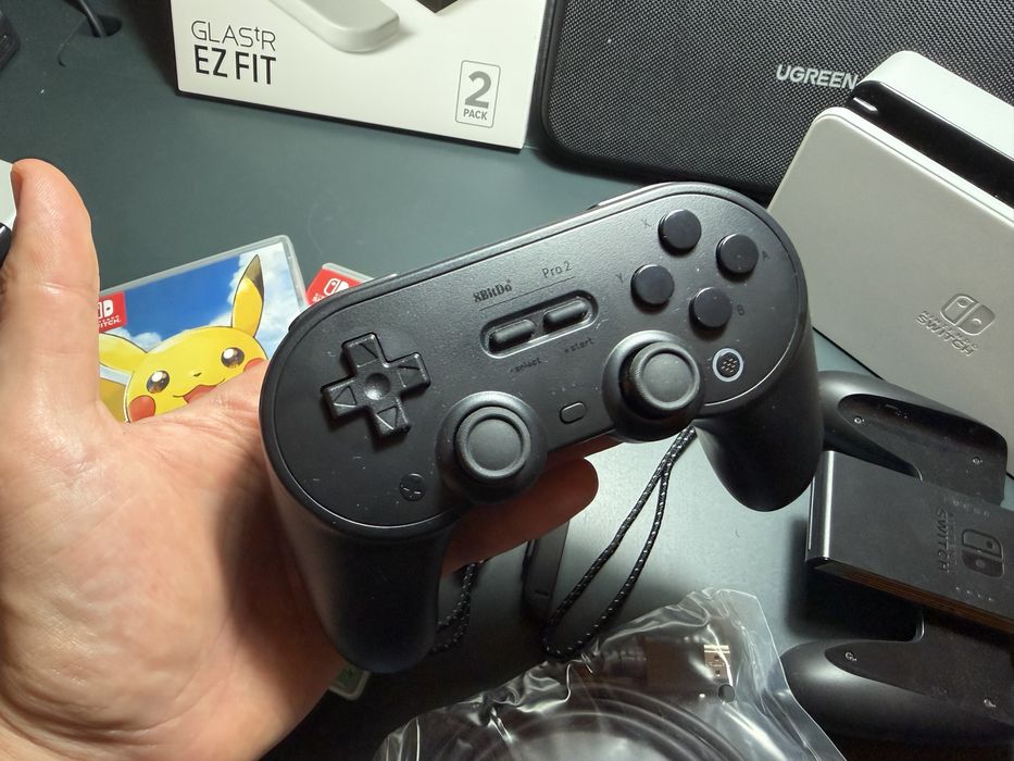 Switch Oled + Gry + Akcesoria