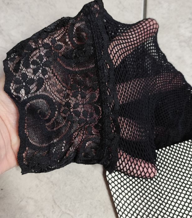 Pończochy kabaretki do pasa