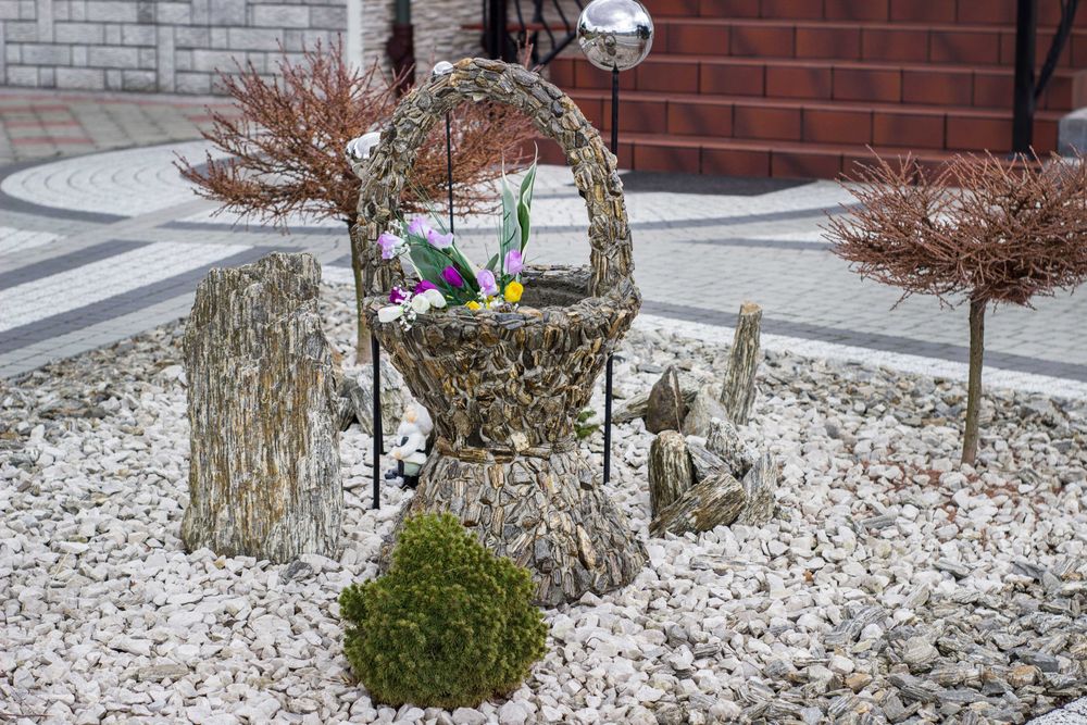 Donice  z betonu do ogrodu