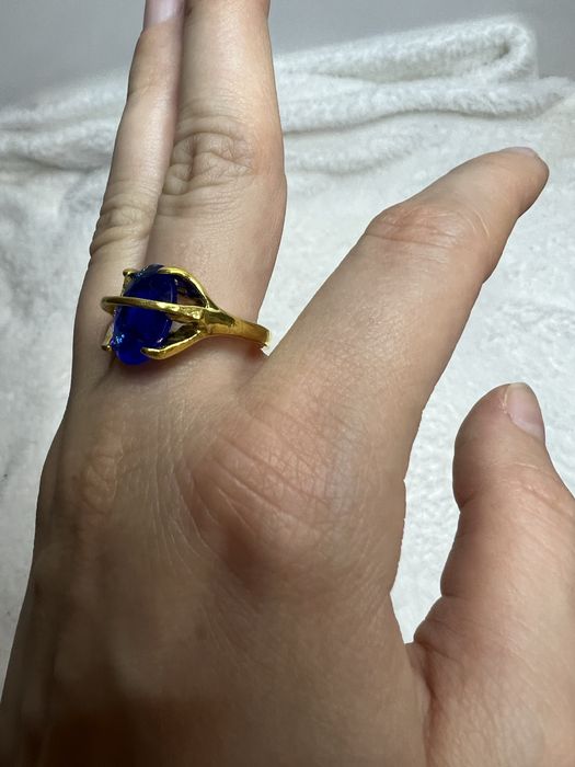 Pierścionek elegancki szykowny tombak glamour coquette old money