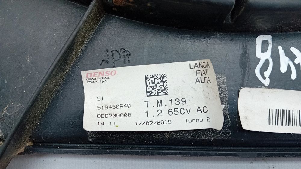 Termoventilador / motoventilador FIAT Panda (312_, 319_)