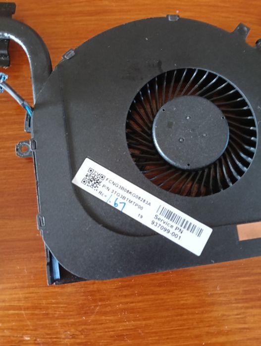 Ventoinhas HP Omen 17-an113ns / 17-an100 – par