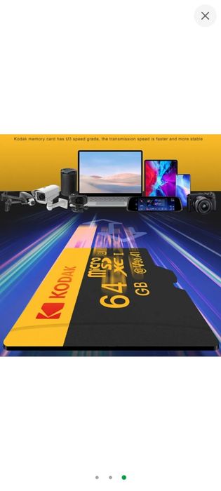 Карта пам'яті 64 ГБ Kodar, micro SD