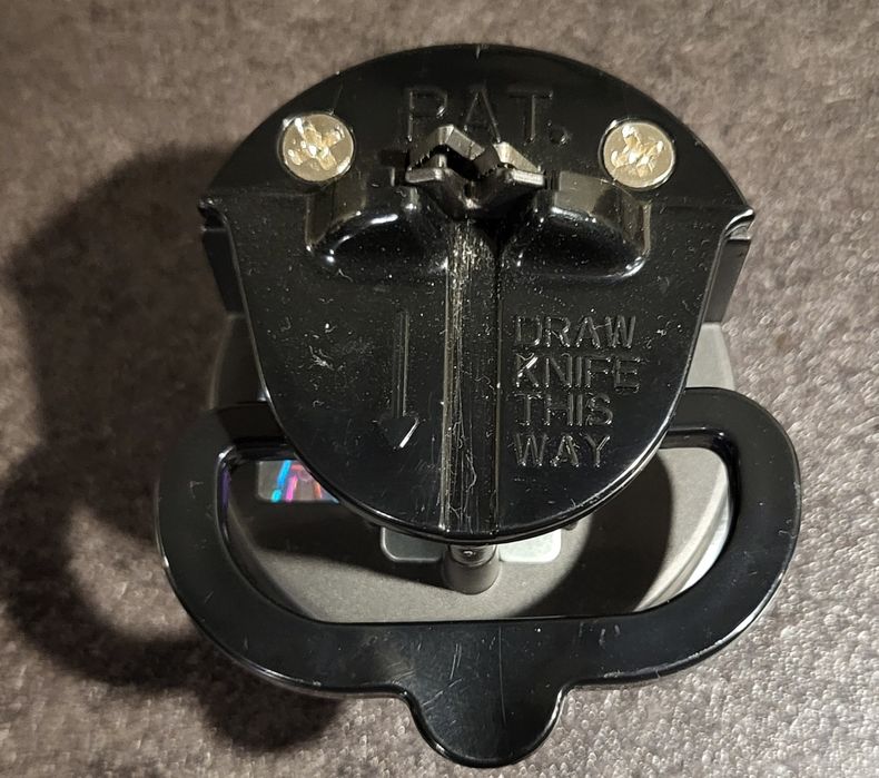 Metalowa Ostrzałka Osełka do Noży AnySharp Pro GUN METAL