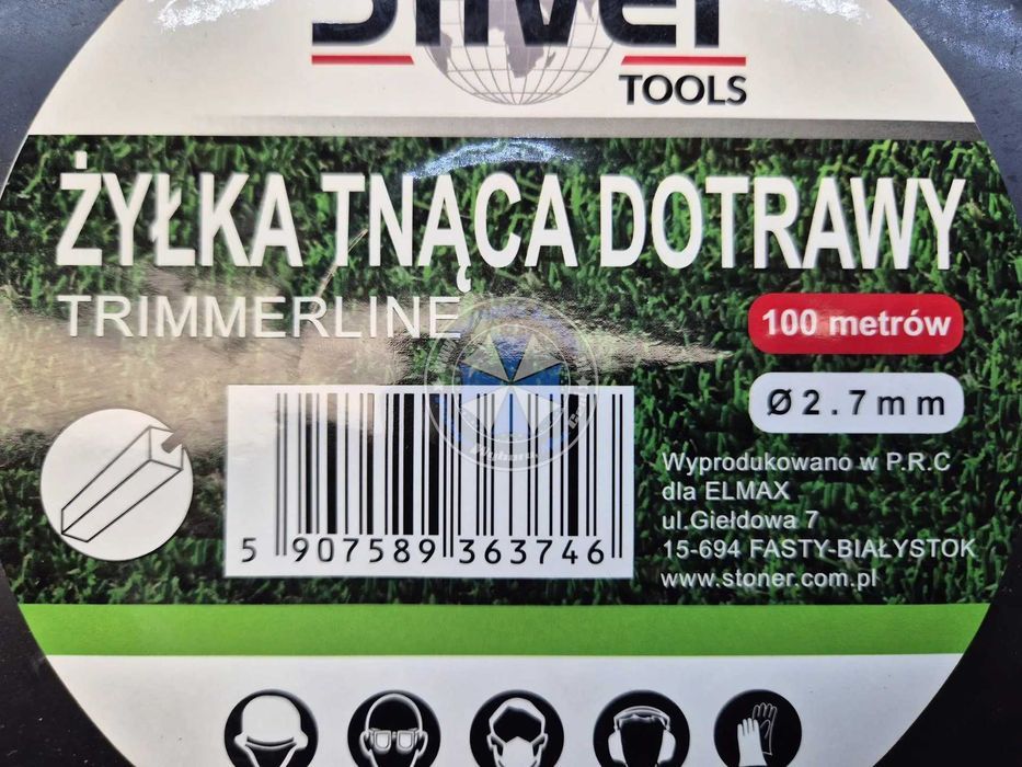 Żyłka do cięcia trawy wzmocniona 2,7mm x 100m żyłka wzmacniana
