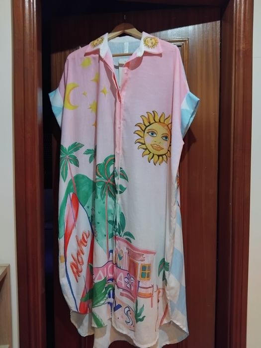 Vestido tipo camiseiro