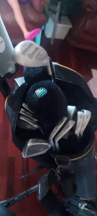 Tacos e carrinho de golfe