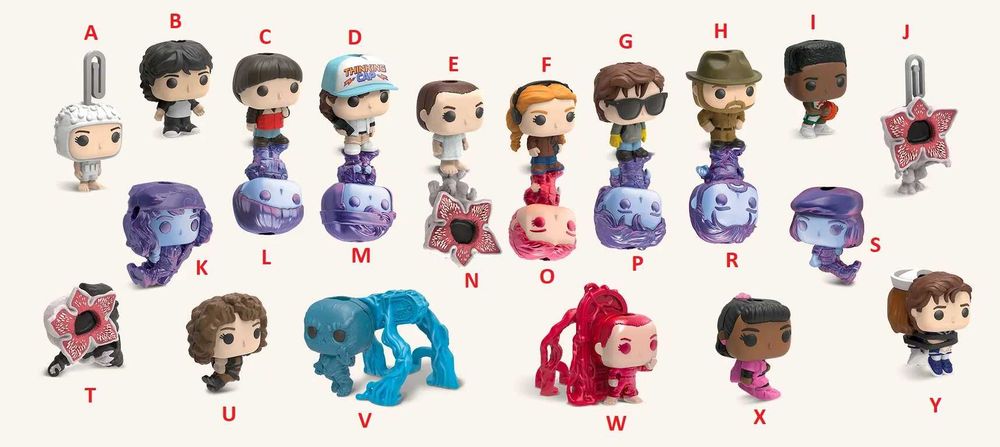 Figurki Stranger Things Funko Kinder Joy