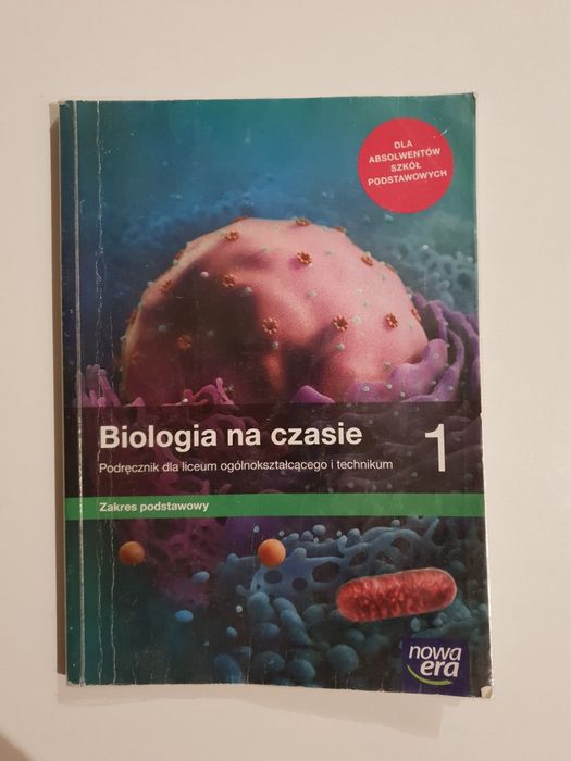 Podręcznik do Biologii, klasa 1 liceum/technikum,  Nowa Era
