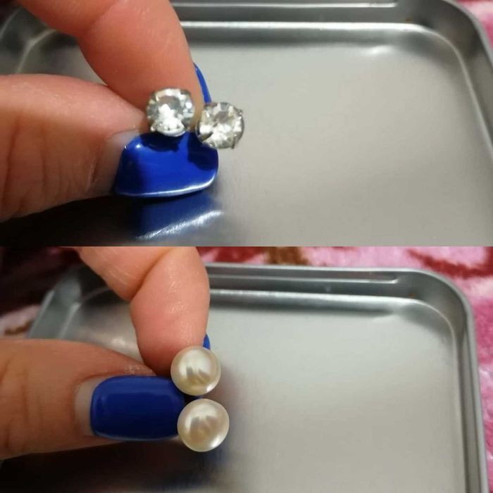 Серьги гвоздики медицинский сплав сталь