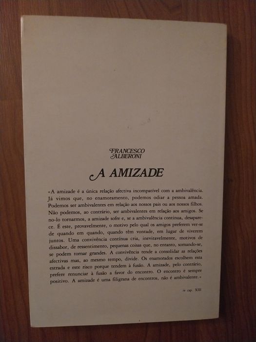 A Amizade  -  Francesco Alberoni