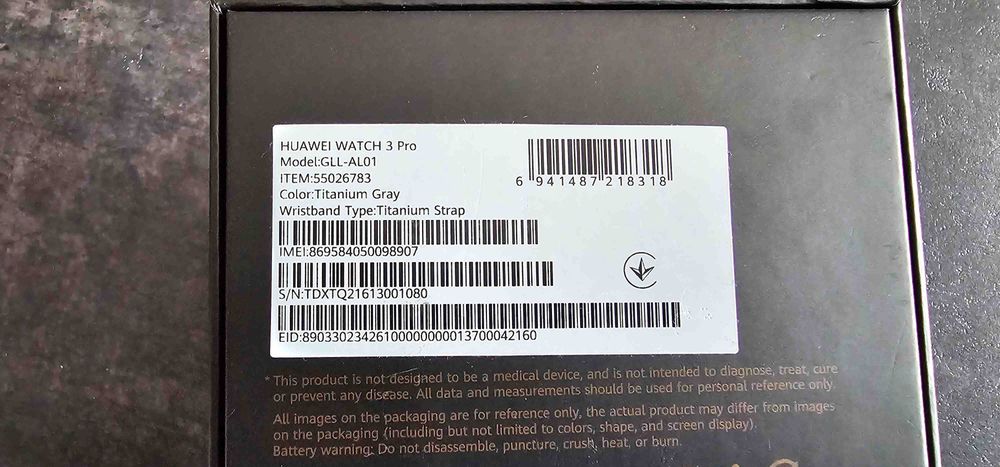 Smartwatch Huawei Watch GT 3 Pro Elite 50mm LTE srebrny