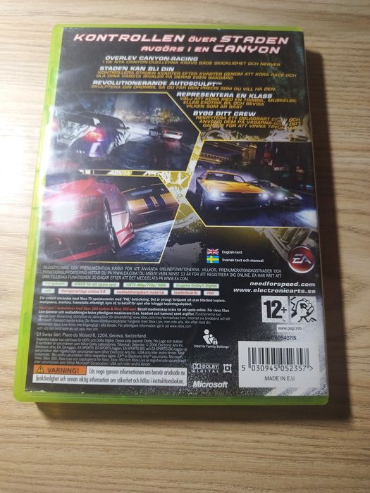 Need for speed carbon xbox 360
