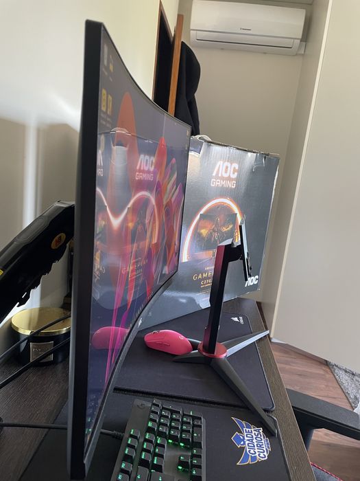 Monitor Gaming AOC 27" 240Hz (C27G2ZE) – Com Garantia e Caixa