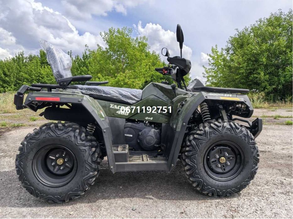 Квадроцикл Hisun 400 ATV - 8 Хайсан 4х4 доставка безкоштовна під самий двір без передоплат гарантія сервіс