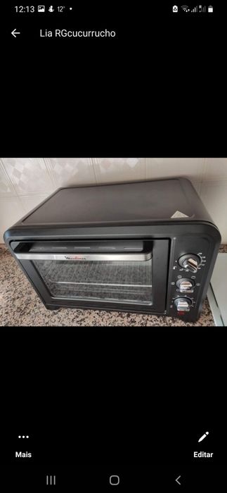 Vendo forno elétrico moulinex