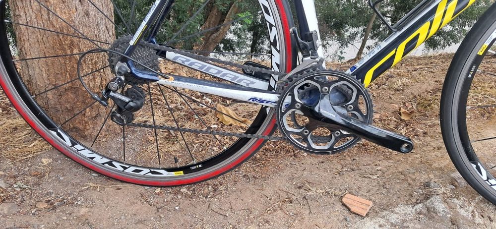 Bicicleta de carbono L 11x2v com cosmic