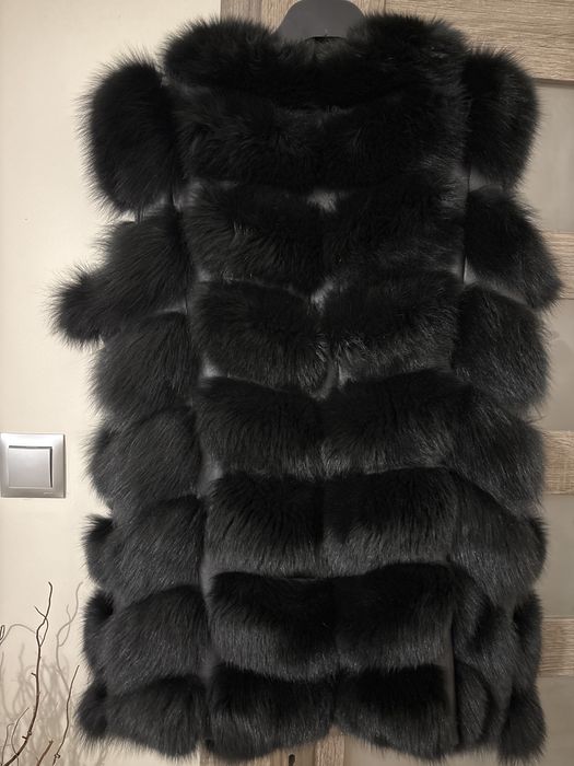 Kamizelka skora futerko