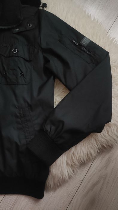 Czarna kurtka przejściowa męska Jack&Jones, r. S