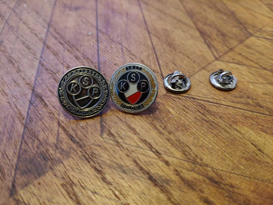 Przypinki Polonia Warszawa 2szt.