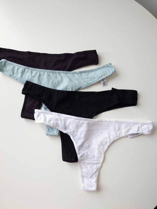 Zestaw 4 par stringów Primark S