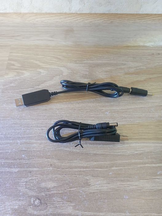 Кабель комплект для роутера 12 вольт для соединения с повербанком