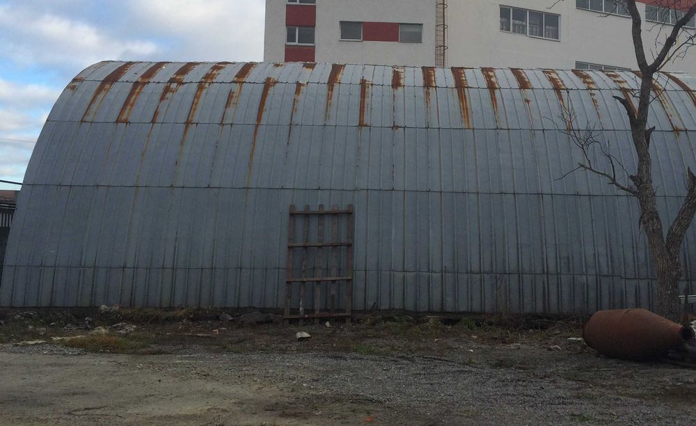 Ангар арочний 15м/30м/7,5м S:450м.  Металоконструкція без місця.
