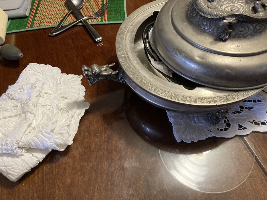 Material para mesa chinesa