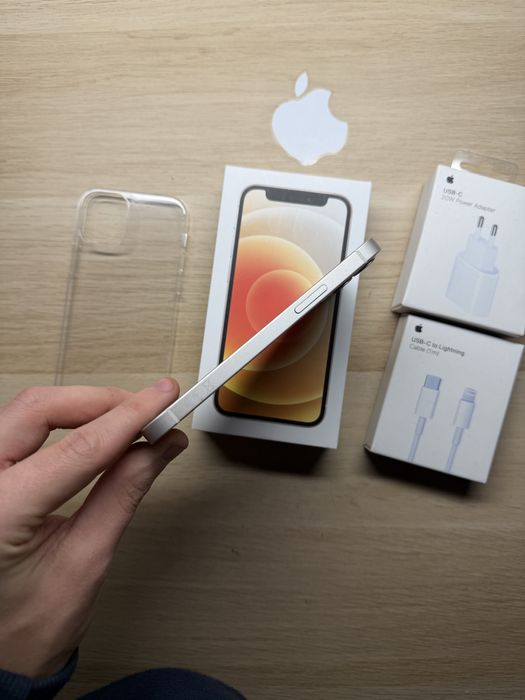 iPhone 12 mini 64gb biały bateria 100% komplet