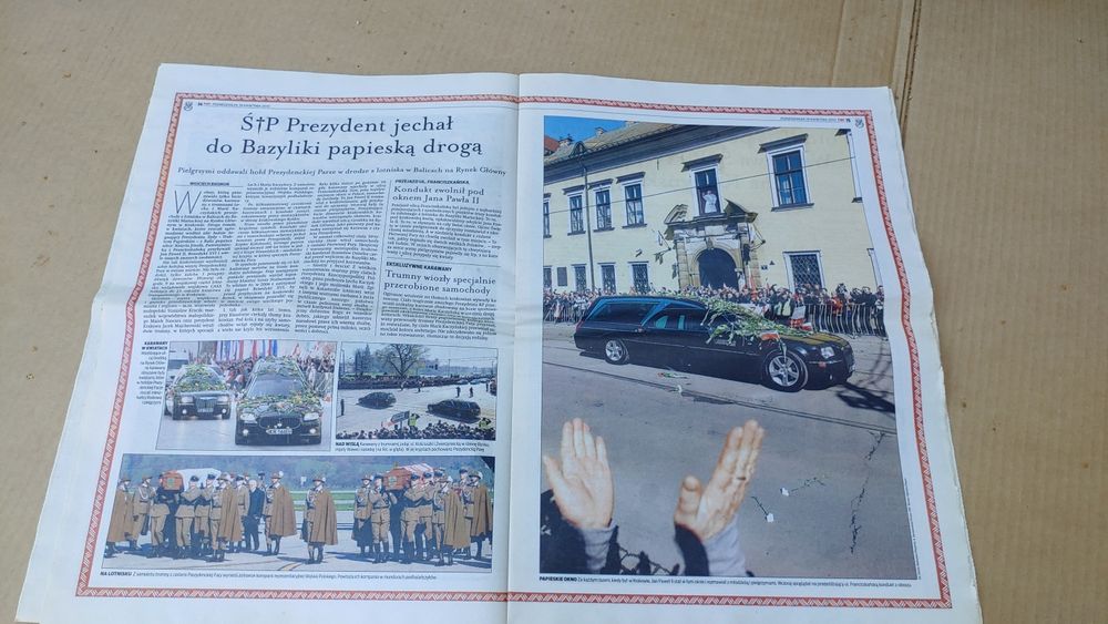 Fakt 19 kwietnia 2010 gazeta katastrofa smoleńsk Lech Kaczyński