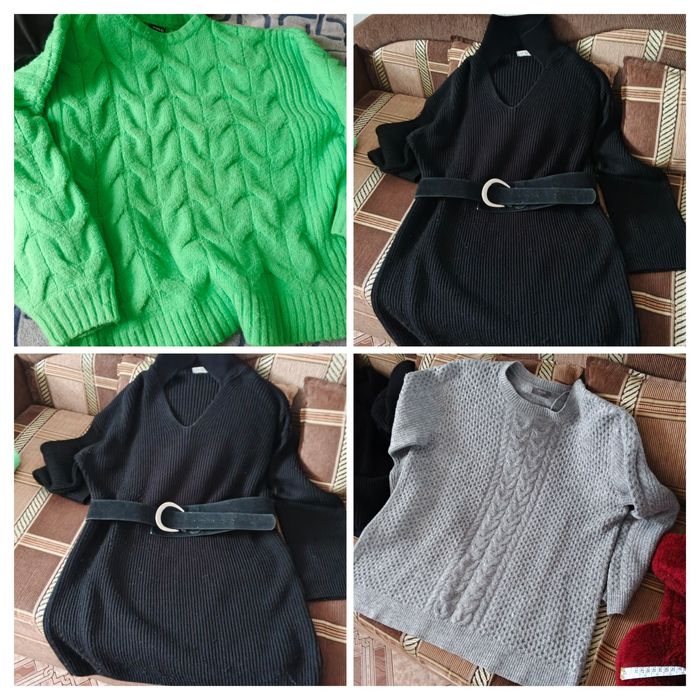 Свитер туника кофта супербатал. Большой размер.