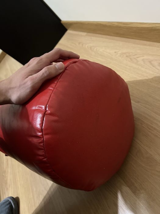 Saco de boxe.